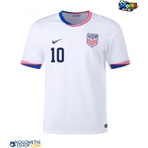 Moški Nogometni dresi Združene Države Christian Pulisic #10 Domači Copa America 2024 Kratek Rokav